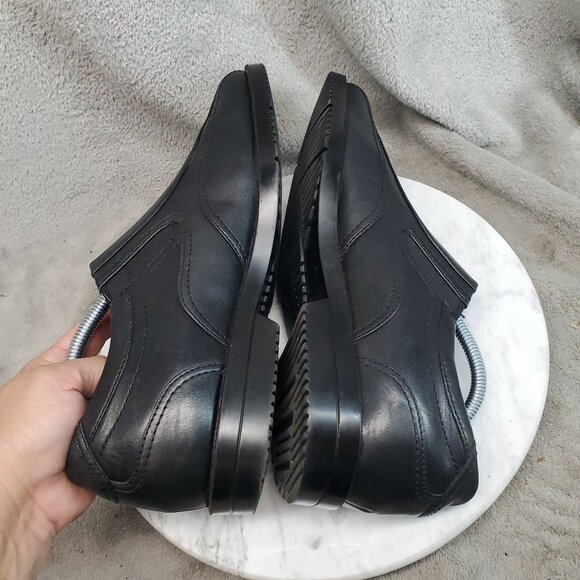 Rockports Shoes Mens Size 9 Wide Black Leather Dressports 3.0 Donalton Loafer main image 5